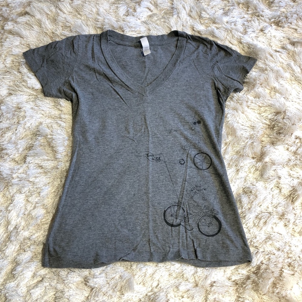 Fat Tire Gray graphic T-shirt